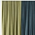 Modern Polygonal Curtain Model 3D model small image 12