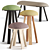 BuzziMilk Stool: Modern Design, Vibrant Colors 3D model small image 1