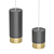 Sleek Cylinder Pendant Light 3D model small image 3