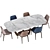Elegant Poliform Grace: Stylish Dining Chair Table 3D model small image 2