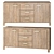 Elegant Ambrosh Sideboard: Sleek Design & Spacious Storage 3D model small image 1