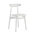 Scandinavian-Style Oak Dining Chair 3D model small image 2