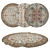 Round Rugs Set: Variety of Textures 3D model small image 1