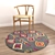 Title: Round Rugs Set - Versatile 3D Models 3D model small image 2