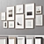 Eclectic Collection of 10 Picture Frames 3D model small image 2