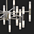 Elegant Freya Consuelo Chandelier 3D model small image 2