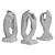 Eternal Grasp: Rodin Hands Sculpture 3D model small image 6