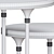 Elegant Mezzo Eva Side Table 3D model small image 5