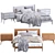 West Elm Mid Century Bedframe - Acorn: Stylish and Sturdy 3D model small image 4