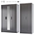 Modern 3-Door Wardrobe: IKEA BRIMNES 3D model small image 1