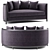 Sophia Contemporary Sofa & Chair Set 3D model small image 1