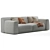 Elegant Paris Seoul Sofa 3D model small image 2