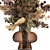 Autumn's Elegance: Dried Flower Bouquet 3D model small image 3