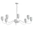 Elegant Eight-Light Chandelier 3D model small image 2