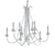 Elegant Nine-Light Chandelier 3D model small image 2