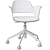 Sleek Oak Conference Chair 3D model small image 6