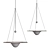 Modern Clear Glass Pendant Lamp 3D model small image 6