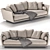 Elegant Noonu Sofa: Luxurious Comfort 3D model small image 1
