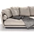 Elegant Noonu Sofa: Luxurious Comfort 3D model small image 3