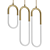 Elegant Tube Pendant Lamp 3D model small image 4