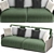 Luxury Forest 2 Seater Sofa 3D model small image 10