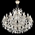 Ethereal Crystal Chandelier 3D model small image 1