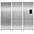 Fisher & Paykel Set 3: Premium Refrigerators Collection 3D model small image 1