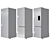 Fisher & Paykel Set 3: Premium Refrigerators Collection 3D model small image 2
