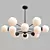 Elegant Ball-shaped Chandelier 3D model small image 3