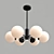 Elegant Ball-shaped Chandelier 3D model small image 5
