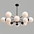 Elegant Ball-shaped Chandelier 3D model small image 7