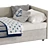 Convertible Clea Sofa Bed 3D model small image 7