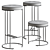 NINA High Stool - Modern Elegance for Your Space 3D model small image 2