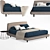 BONALDO Joe Bed: Modern Elegance personified 3D model small image 1