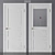 Dubrava Siberia Geometry (OM) - Stylish 3D Door Models 3D model small image 2