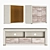 Olivia Hoff Chest of Drawers & TV Stand 3D model small image 3