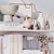 Stylish Decorative Shelves 3D model small image 5