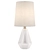 Elegant White Prism Accent Lamps 3D model small image 1