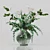 Gorgeous Green Glass Vase Bouquet 3D model small image 1