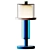 Elegant Blown Glass Table Lamp 3D model small image 2