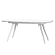 Ramses Extendable Table: Gray Ceramic Elegance 3D model small image 2