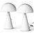 Modern Arc Table Lamp: Sleek Design 3D model small image 2