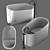 Contemporary Oval Freestanding Bathtub: DIP by Rexa 3D model small image 3