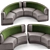 Modern Design Round Sofa 3D model small image 5