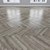 Oak Parquet: Herringbone, Linear, Chevron 3D model small image 3