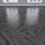 Premium Oak Parquet: Herringbone, Linear, Chevron 3D model small image 3