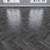 Premium Oak Parquet: Herringbone, Linear, Chevron 3D model small image 4