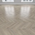 Parquet Oak Collection: Herringbone, Linear & Chevron 3D model small image 4