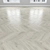 Oak Parquet: Herringbone, Linear, Chevron 3D model small image 4