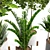 14-Piece Indoor Plant Collection: Variety and Elegance 3D model small image 2